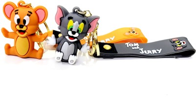 ADOREAL Tom And Jerry 3D Keychain And Keyring Key Chain