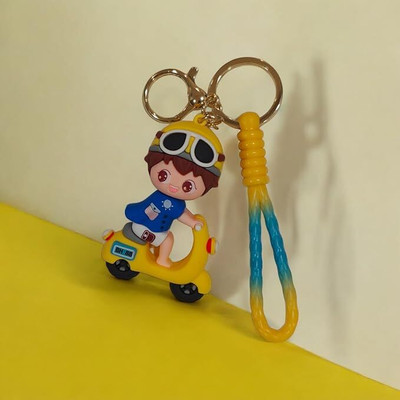 gtrp Cup Cartoon Characters Keychain for Girls Boys, Cute Silicon Keychains 14 Key Chain