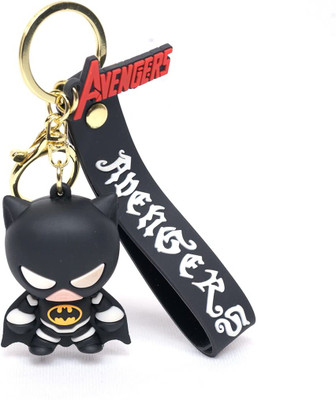 kiaraz Multi Color 3D Character Cartoon Cute Keychain with Loop and Hook Key Chain Key Chain