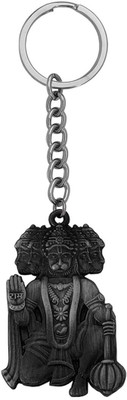 Shiv Jagdamba Lord Shree Panchmukhi HanumanBronze KeychainShivSkey2022308 Key Chain