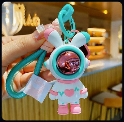 gtrp Space-Suited 3D Astronaut Keychain Keyring for Kids Boys Cartoon Silicon`-A Key Chain