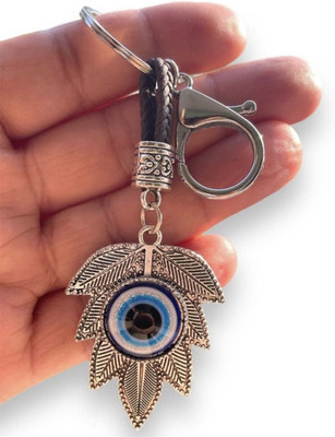 Auto Emporium Hub Leaf Evil Eye Keychain Key Chain