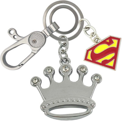 HANDSOME ISK Perfact Finishing Crown With Supermen Strong and Durable Locking Lock Key Chain