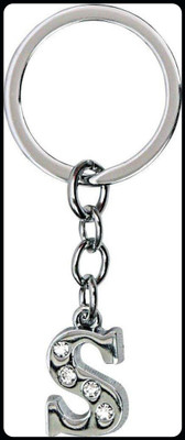 Meeko.com lphabet Letter S Metal for Car Bike-KC Key Chain