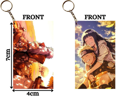 Hariyaali Enterprises LLP Naruto JIRAYA AND NARUTO OR HINATA AND NARUTO Unique Style 2 pcs Combo Key Chain
