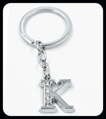 Meeko.com Alphabet Crystal Personalized for Bike / Car Gifting Decorative (Letter K)-KC Key Chain