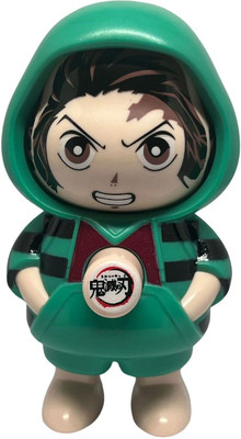 Atithi Shop Tanjiro Expression Changeable Rotating Keychain Key Chain