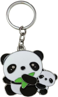 Kopal Cute Panda Mom & Baby Keychain Key Chain
