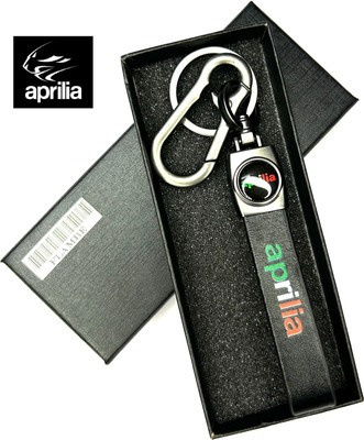 FLAMBE Model Aprilla Bike Leather Belt Keychain Key Chain