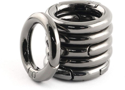 Tia Purse Bags Making Clasp,Lobster,Clips (Black Premium Spring Ring-20mm, 4 Pcs) Key Chain