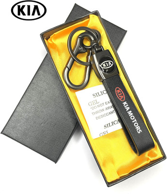 FLAMBE KIA Car Keychain Stainless steel Metal finish Key Chain