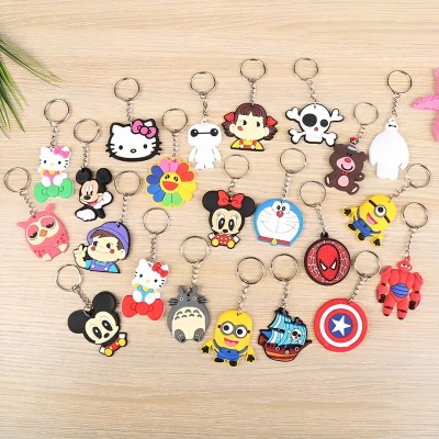 HAILEY QUEEN Stylish cartoon characters keychain for kids bag/Purse (10pcs) Key Chain