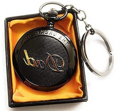 gtrp key Chain-Antique Dad Printed Pocket Watch Keychain Key Chain Key Chain