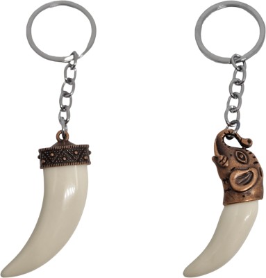 BLESSINGS Set Of 2 Metal Nail Key Chain