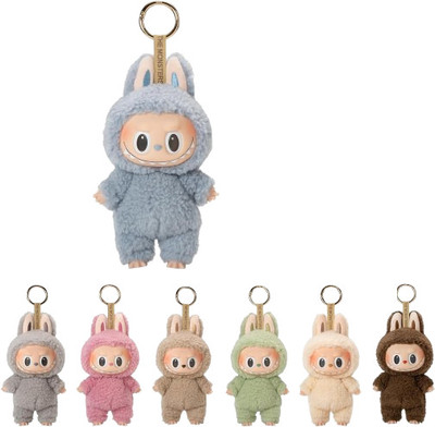 Whipbird 1Pcs Monsters Big into Energy Series Labubu Doll Soft Hanging Toy for Bag, Purse Key Chain