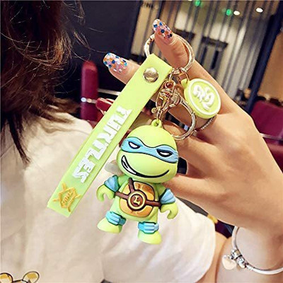 BBG NEW_3D Smiling Turtle Keychain Key Chain