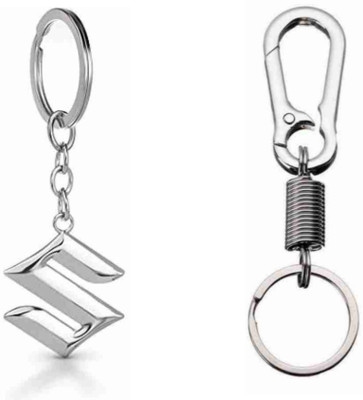 Jainsburys Combo of Suzuki metal & Bukkle Hook keychain Key Chain