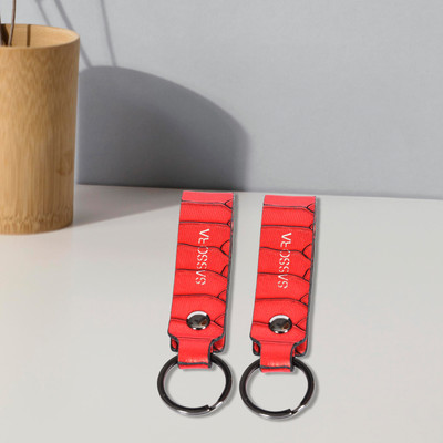 Sassora Genuine Leather Keys-A402-Pack Of 2 Key Chain