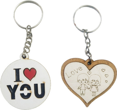 Newview 2 LOVE WOOD KEYCHAIN Key Chain