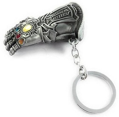 GKCH keychain-Thrones, House b Stark Direwolf Shape Key Chain