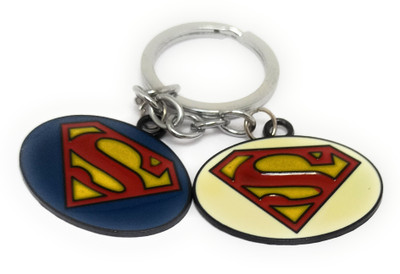 Key Era Superman Oval Single Side Key Chain