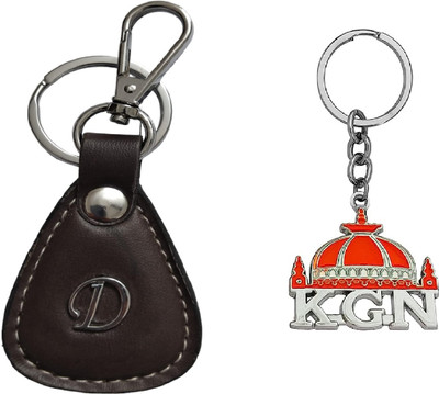 MORELL N-MFH ALPHABET D LETTER KEYCHAIN AND KGN KEYCHAIN COMBO Key Chain