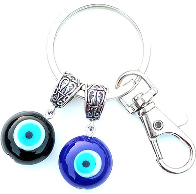 Kumar Handicraft Evil Eye Keychain, Bag Keyring, Purse Charm, Home & Offices Key Ring Key Chain