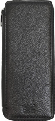 MASKINO Blackish Genuine NDM leather Bank Locker Key Pouch Key Chain