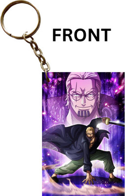 Hariyaali Enterprises LLP One Piece Silver RAYLEIGH Key Chain