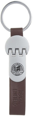 DiHAWK RE Emblem Dual Logo PU Leather Keyring durable Key Holder with Dedicated Keychain Key Chain