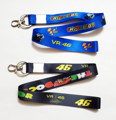 ShopTalk Blue and back big doctor 46 tag Key Chain
