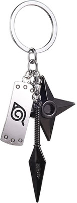 Sawkirp darshraj Naruto Anime Keychain Konoha Sign Pendent Keychain pack of 1 Key Chain
