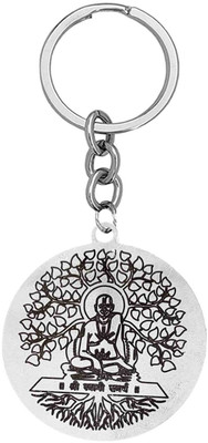 M Men Style Religious Lord Shri Swami Samarth Stainless Stainless Steel Keychain Skey202456 Key Chain