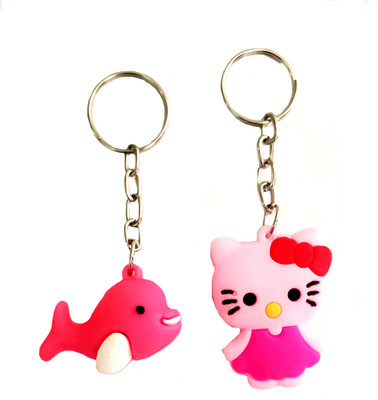 ShopTalk Hello kitty with Nemo fish Combo Key Chain