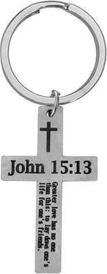 M Men Style Grater Love Has No One Than This (John 15.13) Keychain LSK220164 Key Chain