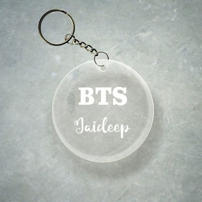 SY Gifts BTS Design With Jaideep Name Key Chain