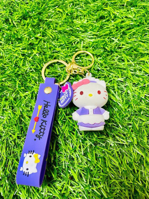 BBG NEW_Cute Hello Kitty 3D silicon high quality keychain for boys/girls Key Chain