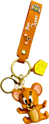 GKM Jerry Rat from famous cartoon character pvc keychain Key Chain