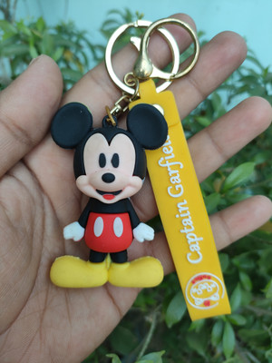 Niztech Mickey Mouse Strap Keychain Keyrings Creative Cool Cute Key Chain