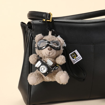 Salty Travel Photographer Teddy Bag Charm Key Chain