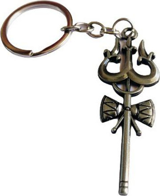 ANAWARIYAS Trishool metal keychain 88 Key Chain