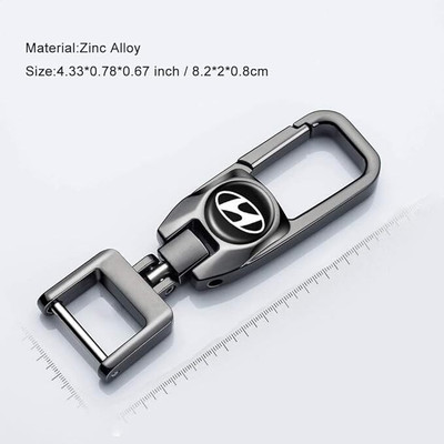 gtrp Hyundai Heavy Duty Stainless Steel Key Chain Compatible Key Chain