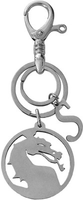 M Men Style Personalized Dragon Charm With Alphabet S Keychain LCK013 Key Chain