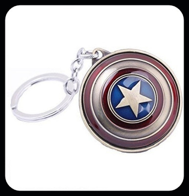 gtrp Top_Captain America Rotating Shield Keyring & Keychain Key Chain
