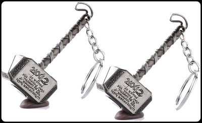 gtrp Top_(Pack Of 2) Thor Hammer Key Chain