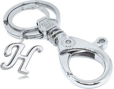 Mundkar Alphabet Keychain Ring Hook H Alphabet Key Chain