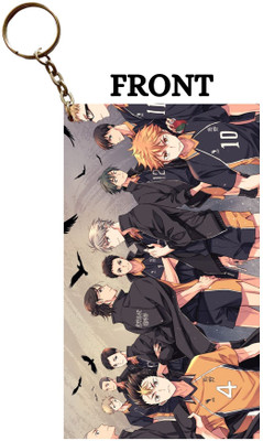 Hariyaali Enterprises LLP Haikyu! KARASUNO TEAM FLY TO THE TOP Key Chain