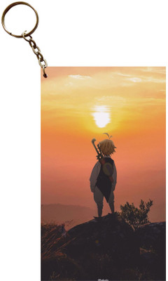Hariyaali Enterprises LLP Seven Deadly Sins MELIODAS WATCHING SUN SET PEACEFULLY Anime Key Chain