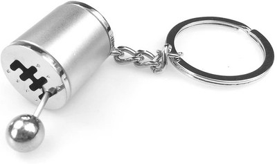 AutoRight Six-Speed Gear Stick Knob Gearbox Key Ring Metal Key Chain Key Chain