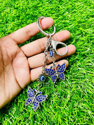 GKM Attractive Evil Eye Butterfly theme design najar battu keychain Key Chain
